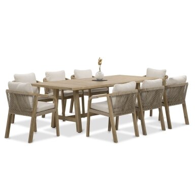 Lauko baldai komplektas MARIGOLD 8+1 Dining - Furrore