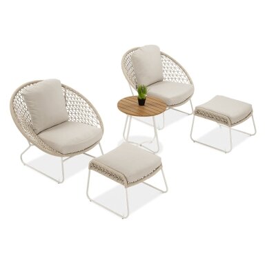 Lauko baldai poilsiui AMANTI DUO Light Beige - AVRAHOME