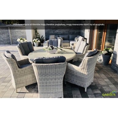 Lauko baldų komplektas iš technoratano RAVENA – Tamsiai pilka (Dark Grey) Lauko baldų komplektas iš technoratano RAVENA – Tamsiai pilka (Dark Grey)