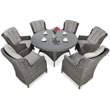 Lauko baldų komplektas iš technoratano RAVENA – Tamsiai pilka (Dark Grey) Lauko baldų komplektas iš technoratano RAVENA – Tamsiai pilka (Dark Grey)