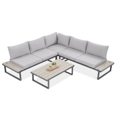 Lauko kampas EMERSON Light Grey