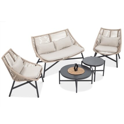 Lauko baldai terasai ALMERA CAFFE Beige - AVRAHOME Lauko baldai terasai ALMERA CAFFE Beige - AVRAHOME