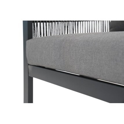 Lauko baldai terasai ASCONA DINING GREY 2+1 3 Lauko baldai terasai ASCONA DINING GREY 2+1 3