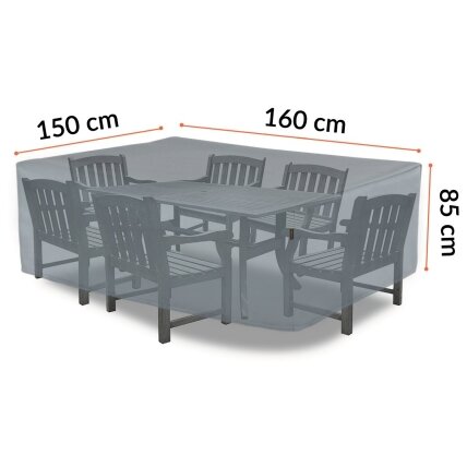 Lauko baldų uždangalas 160x150x85cm 1 Lauko baldų uždangalas 160x150x85cm 1