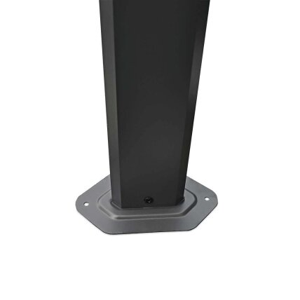 Lauko pavėsinė su tinkleliu nuo uodų ir užuolaidomis VANCOUVER 3x3 Grey 2