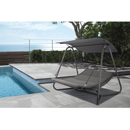 Lauko sūpynės-gultas BERI Dark Grey - AVRAHOME 4