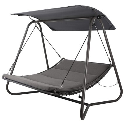 Lauko sūpynės-gultas BERI Dark Grey - AVRAHOME