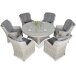 Lauko baldų komplektas iš technoratano RAVENA – Balta/Pilka (White Grey) Lauko baldų komplektas iš technoratano RAVENA – Balta/Pilka (White Grey)
