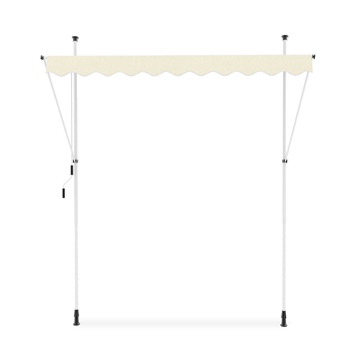 Markizė balkonui ESY 250x130cm kreminė 2 Markizė balkonui ESY 250x130cm kreminė 2