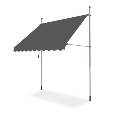 Markizė balkonui ESY 250x130cm pilka