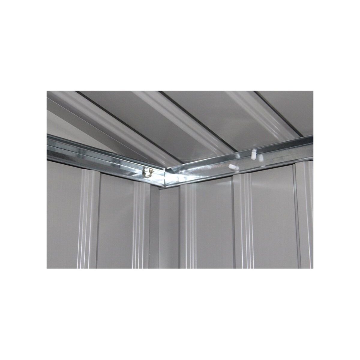 Metalinis įrankių namelis HUDSON 9x6 Cold Grey 12 Metalinis įrankių namelis HUDSON 9x6 Cold Grey 12