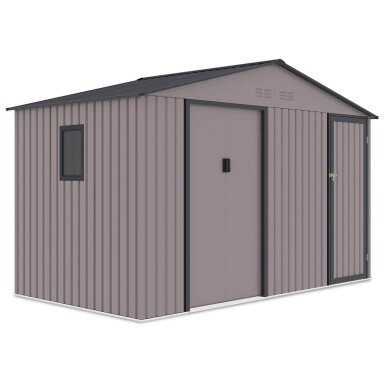 Metalinis įrankių namelis FALCON 11x6 Warm Grey