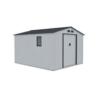 Metalinis įrankių namelis HUDSON 9x10 Light Grey
