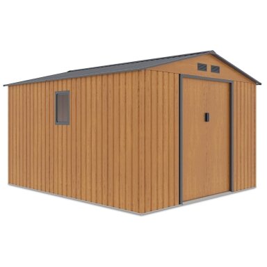 Metalinis įrankių namelis HUDSON 9x10 Oak Grey