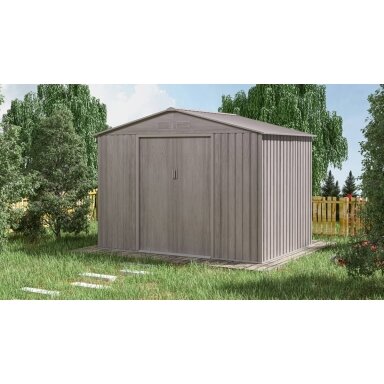 Metalinis įrankių namelis HUDSON 9x6 Light Wood