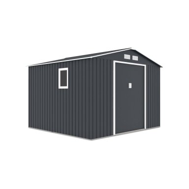 Metalinis įrankių namelis HUDSON 9x8 Cold Grey