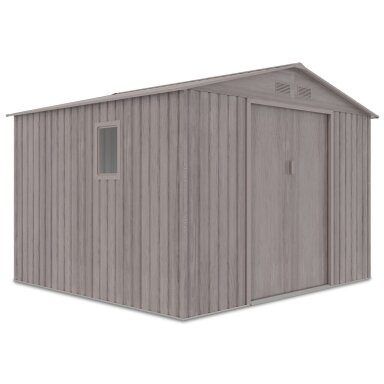 Metalinis įrankių namelis HUDSON 9x8 Light Wood