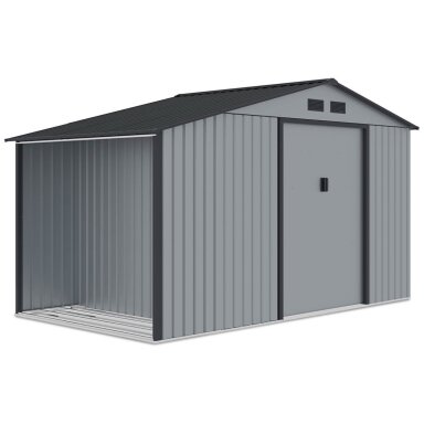 Metalinis įrankių namelis MADISON 11x6 Light Grey