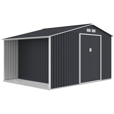 Metalinis įrankių namelis MADISON 11x8 Cold Grey