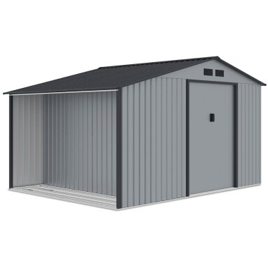 Metalinis įrankių namelis MADISON 11x8 Light Grey
