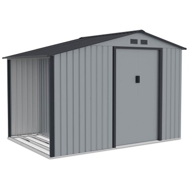 Metalinis įrankių namelis MADISON 9x6 Light Grey