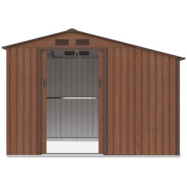 Metalinis įrankių namelis MADISON 9x6 Walnut