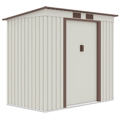 Metalinis įrankių namelis OREGON 7x4 Beige