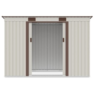 Metalinis įrankių namelis OREGON 9x4 Beige