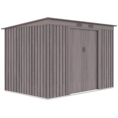 Metalinis įrankių namelis OREGON 9x6 Light Wood