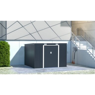 Metalinis įrankių namelis OREGON 9x8 Cold Grey