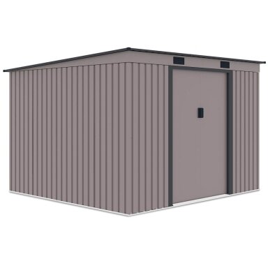 Metalinis įrankių namelis OREGON 9x8 Warm Grey