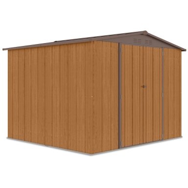 Metalinis įrankių namelis RICHMOND 10x9 Oak Brown