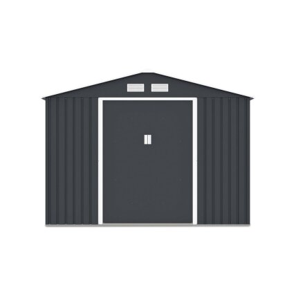 Metalinis įrankių namelis HUDSON 9x6 Cold Grey 11 Metalinis įrankių namelis HUDSON 9x6 Cold Grey 11