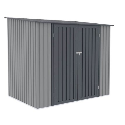 Metalinis įrankių namelis KENT 7x5 Light Grey Metalinis įrankių namelis KENT 7x5 Light Grey