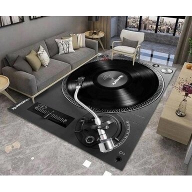 Modernus kilimas su 3D efektu | GRAMOFON 120x160cm