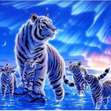 Modernaus stiliaus kilimas su 3D efektu Tiger 140x200cm 2