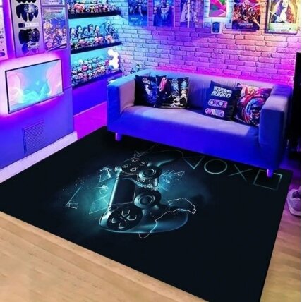 Modernus 3D kilimas GAMES 120x160cm Modernus 3D kilimas GAMES 120x160cm