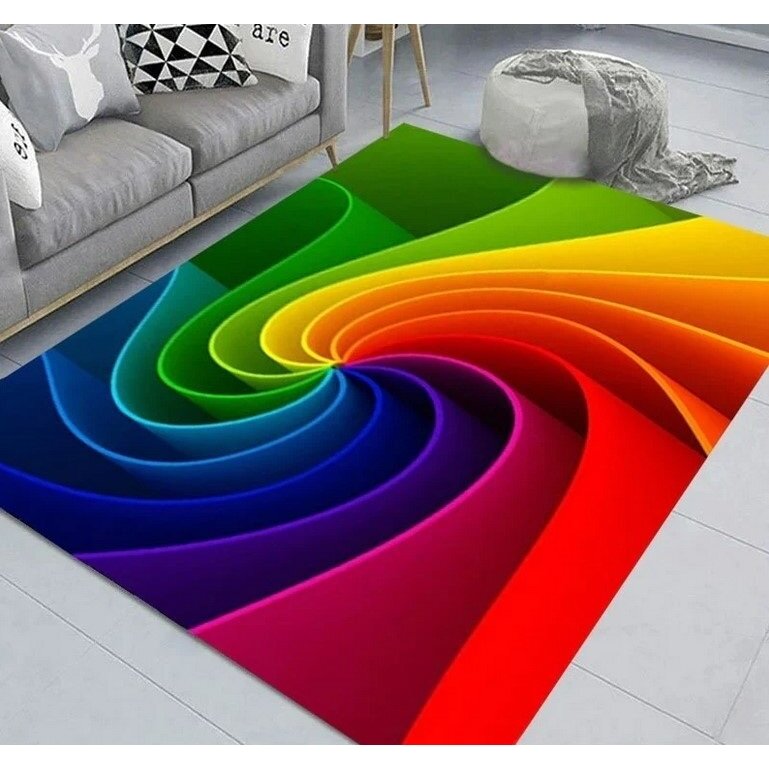 Modernus 3D kilimas RAINBOW Modernus 3D kilimas RAINBOW