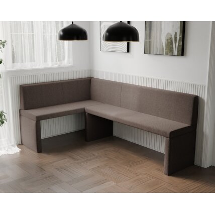 Virtuvinis kampas OWEN Kampo pusė: kairė, Dydis: 142x196 cm , Spalvos: Inari 28 (Ruda) 3