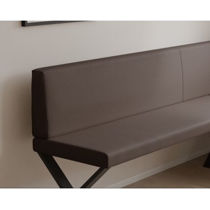 Virtuvinis kampas VERO X Dydis: 128x168 cm , Apdaila: Lygi, Kampo pusė: Kairė, Spalvos: Soft 30 (Ruda) 3 Virtuvinis kampas VERO X Dydis: 128x168 cm , Apdaila: Lygi, Kampo pusė: Kairė, Spalvos: Soft 30 (Ruda) 3