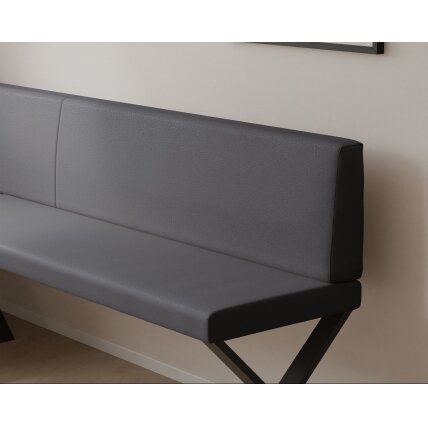 Virtuvinis kampas VERO X Dydis: 128x168 cm, Apdaila: Lygi, Kampo pusė: Dešinė, Spalvos: Inari 96 (Tamsiai pilka) 3