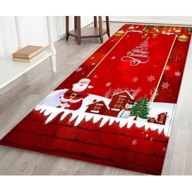 Neslystantis kilimėlis Christmas House 60x180cm