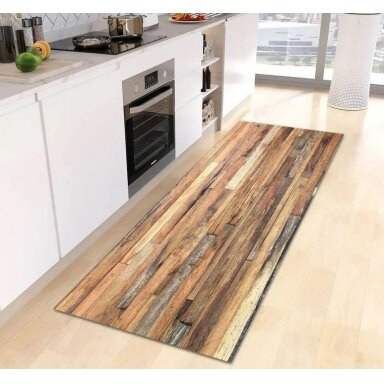 Neslystantis kilimėlis virtuvei WOOD 40x120cm