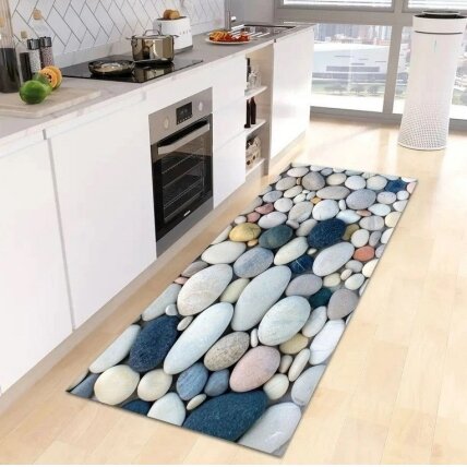 Neslystantis 3D kilimėlis virtuvei Stone 60x90cm Neslystantis 3D kilimėlis virtuvei Stone 60x90cm