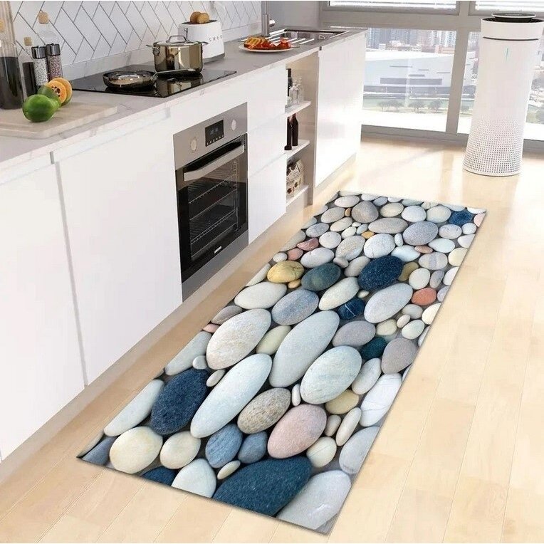 Neslystantis 3D kilimėlis virtuvei Stone 60x90cm Neslystantis 3D kilimėlis virtuvei Stone 60x90cm