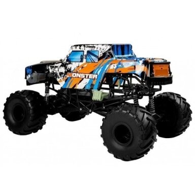 Nuotoliniu būdu visureigis 1:6 2.4G 4x4 oranžinis 57cm