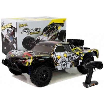 Nuotoliniu būdu valdomas bekelės automobilis 1:18 40km/h 9301-1E geltonas Nuotoliniu būdu valdomas bekelės automobilis 1:18 40km/h 9301-1E geltonas