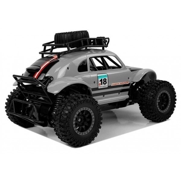Nuotoliniu būdu valdomas bekelės automobilis 1:14 2.4G 25km/h pilkas 2 Nuotoliniu būdu valdomas bekelės automobilis 1:14 2.4G 25km/h pilkas 2