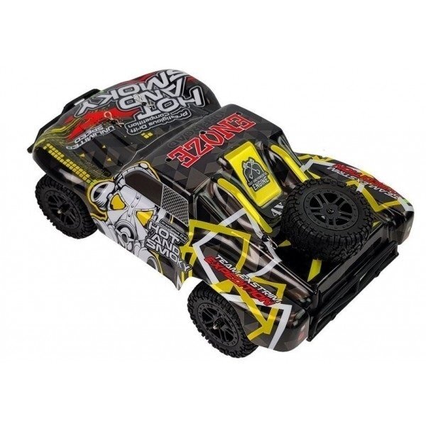 Nuotoliniu būdu valdomas bekelės automobilis 1:18 40km/h 9301-1E geltonas 4
