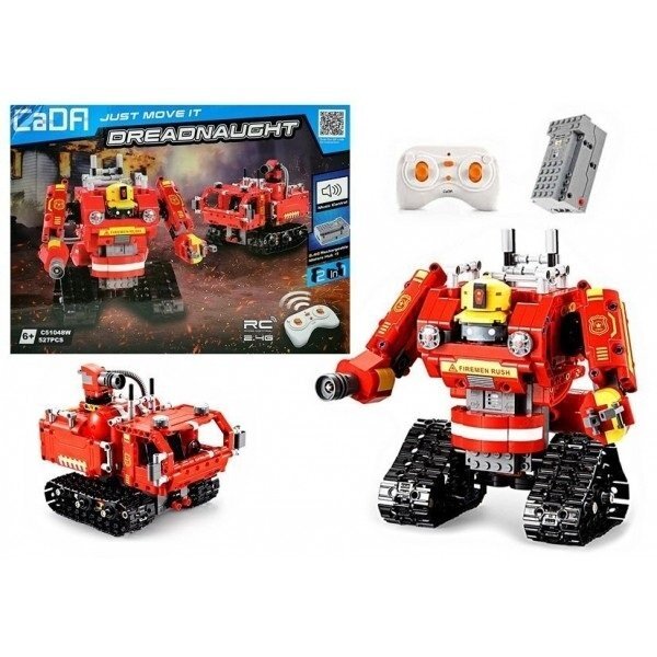 Nuotoliniu būdu valdomas robotas iš CADA kaladėlių, 257 dalys